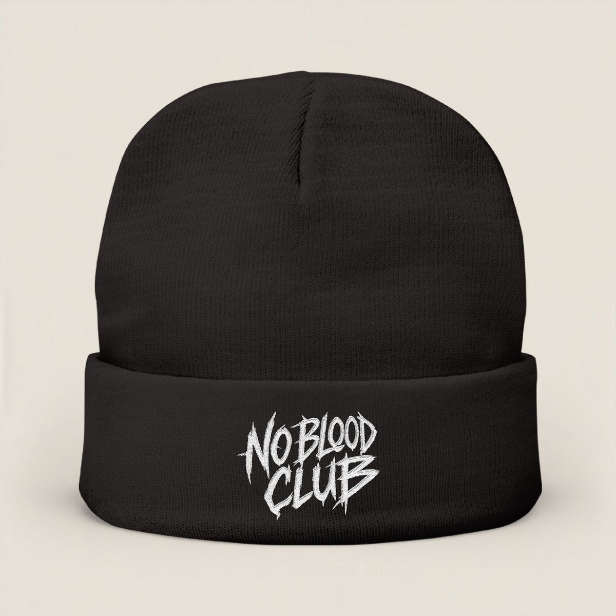 Club Embroidered Knit Beanie